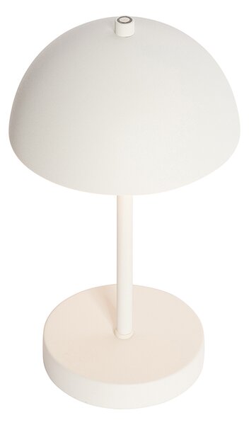 Vonkajšia stolná lampa biela nabíjateľná vrátane LED s 3-stupňovým stmievaním - Keira