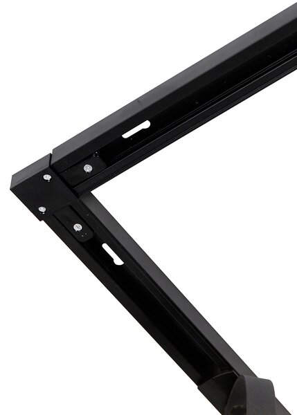 1-fázový koľajnicový systém so 6 nastaviteľnými čiernymi reflektormi - Magnax Jeana