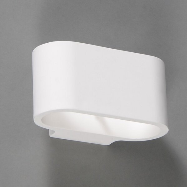 Moderná nástenná lampa biela plochá - Gipsy Arles