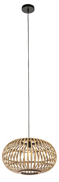 Orientálne závesné svietidlo bambus 44 cm - Amira