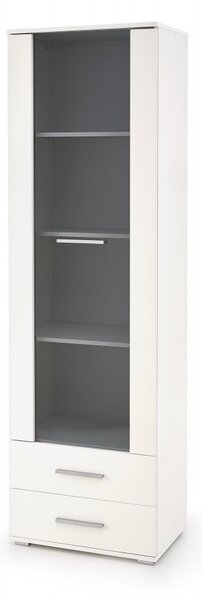 Halmar Vitrína LIMA W-1 biela
