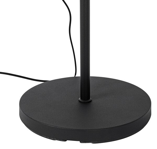 Priemyselná stojaca lampa čierna 35 cm nastaviteľná - Hanze