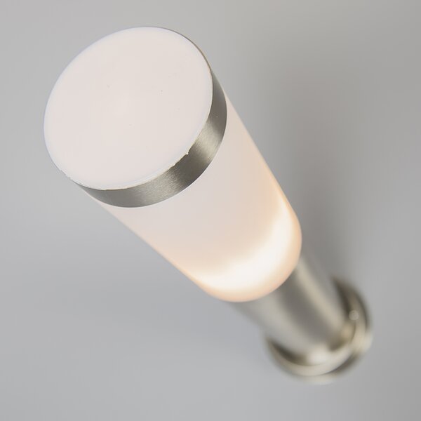 Vonkajšia lampa na stĺp oceľ 45 cm IP44 - Rox s uzemňovacím kolíkom a káblovou objímkou