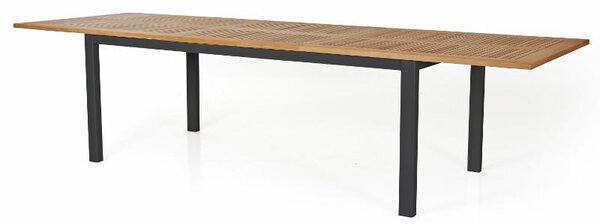 Brafab Záhradný stôl 224-304cm LYON Farba: Čierna