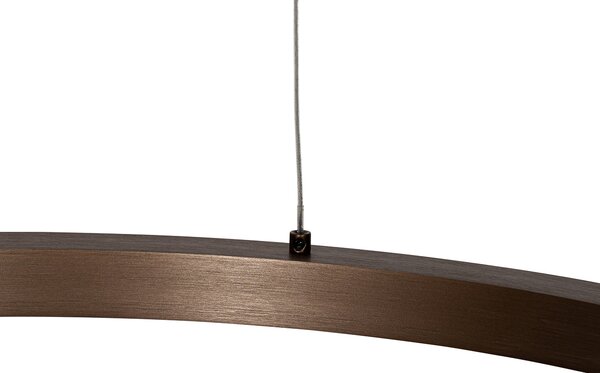 Závesné svietidlo bronzové 60 cm vrátane LED 3-stupňovo stmievateľné - Girello