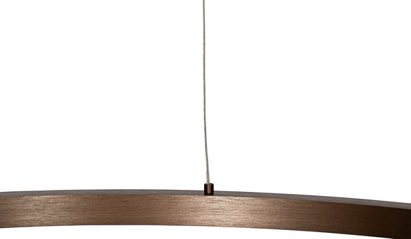 Závesná lampa bronzová 80 cm vrátane LED 3-stupňového stmievania - Girello