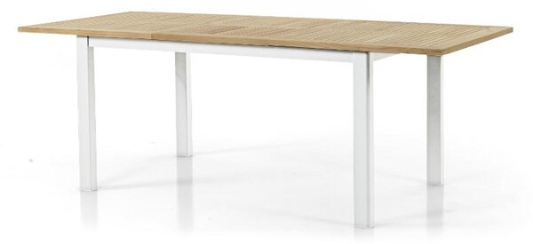 Brafab Záhradný stôl 152-210 cm LYON Farba: Biela