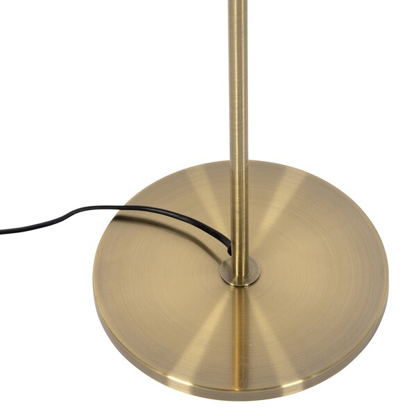 Moderná stojaca lampa bronzová 3-svetlo - Jeana