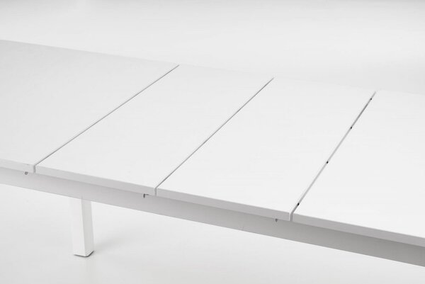 Halmar Rozkladací jedálenský stôl FLORIAN 160(228)x90 biely
