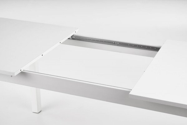 Halmar Rozkladací jedálenský stôl FLORIAN 160(228)x90 biely
