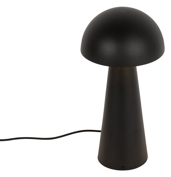 Vonkajšia stojaca lampa čierna 50 cm - Mushroom