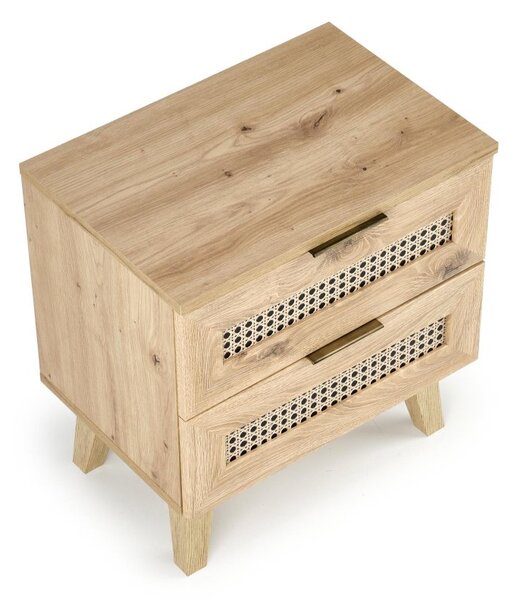Halmar Nočný stolík BORNEO dub artisan