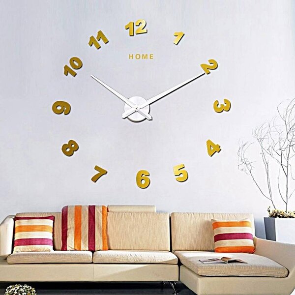 Nástenné hodiny zrkadlo. Nalepovacie hodiny zrkadlové čísla DIY NOSPEN Moderné nalepovacie nástenné hodiny | 3D hodiny 12SZ047