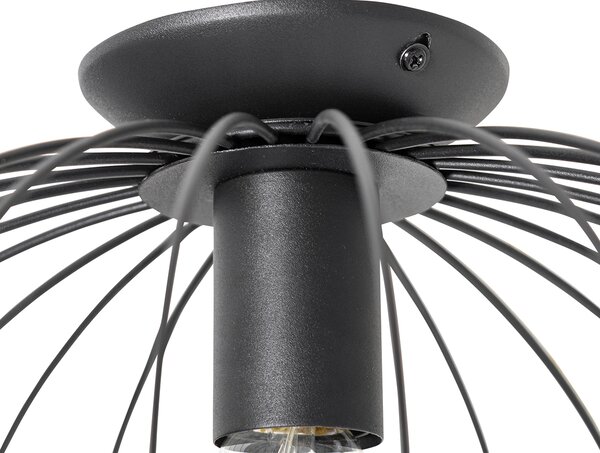 Inteligentné stropné svietidlo čierne vrátane Wifi G95 - Margarita