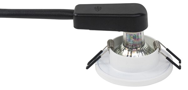Inteligentné vstavané bodové svetlo biele vrátane Wifi GU10 - Shed