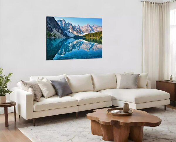Obraz na plátne Hory a jezero