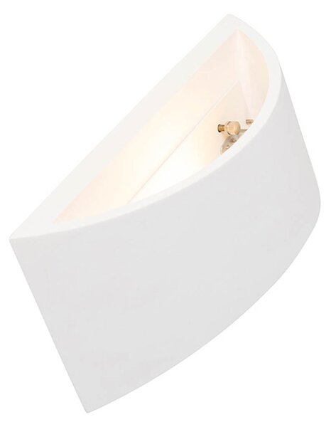 Inteligentná nástenná lampa biela 20 cm vrátane Wifi G9 - Tum