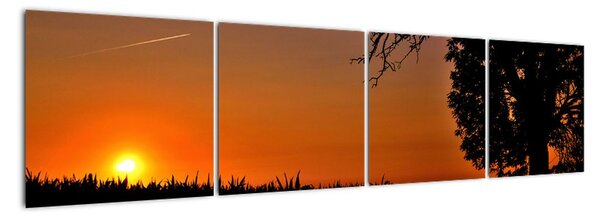 Obraz západu slnka (Obraz 160x40cm)