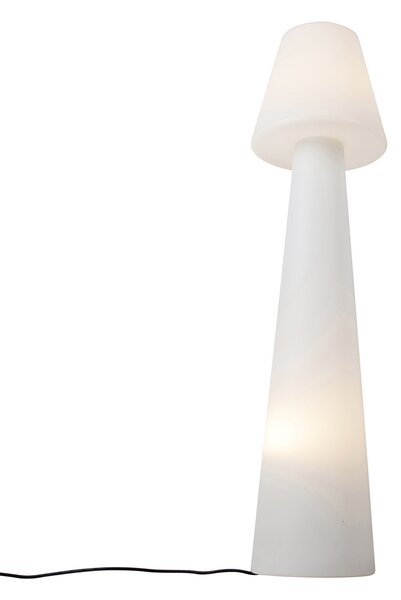 Inteligentná vonkajšia stojaca lampa biela vrátane LED A60 IP44 - Katrijn