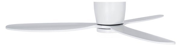 Stropný ventilátor biely 132 cm vrátane LED stmievateľný s diaľkovým ovládaním - Sofio