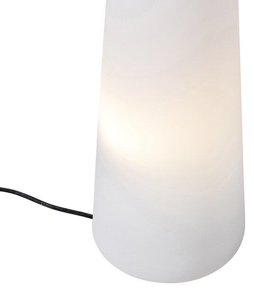 Inteligentná vonkajšia stojaca lampa biela vrátane LED A60 IP44 - Katrijn