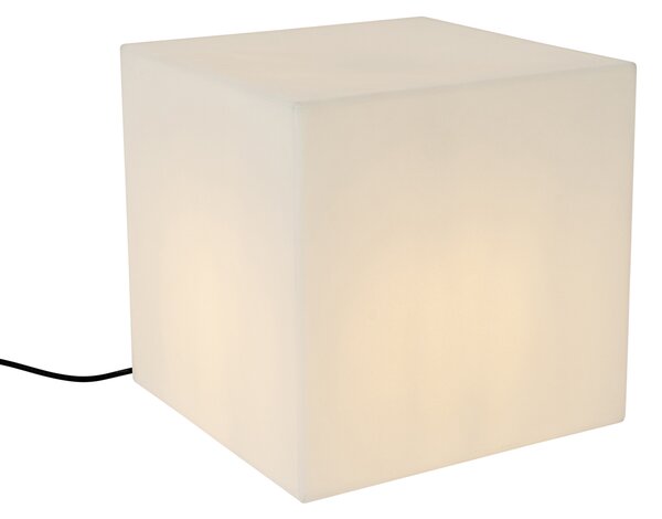 Moderné vonkajšie svietidlo biele 38 cm štvorcové IP44 - Nura