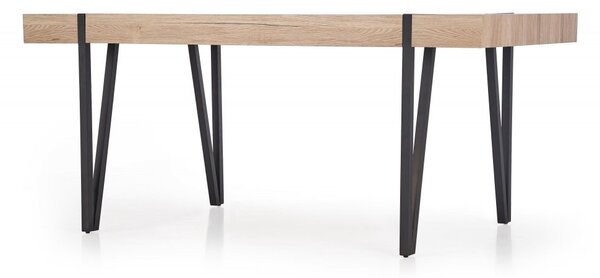 Halmar Jedálenský stôl YOHANN 170x90 dub san remo/čierny