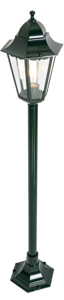 Klasické stojace vonkajšie svietidlo tmavozelené 125 cm IP44 - New Orleans
