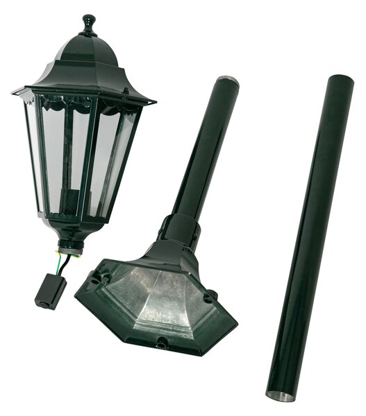 Klasické stojace vonkajšie svietidlo tmavozelené 125 cm IP44 - New Orleans