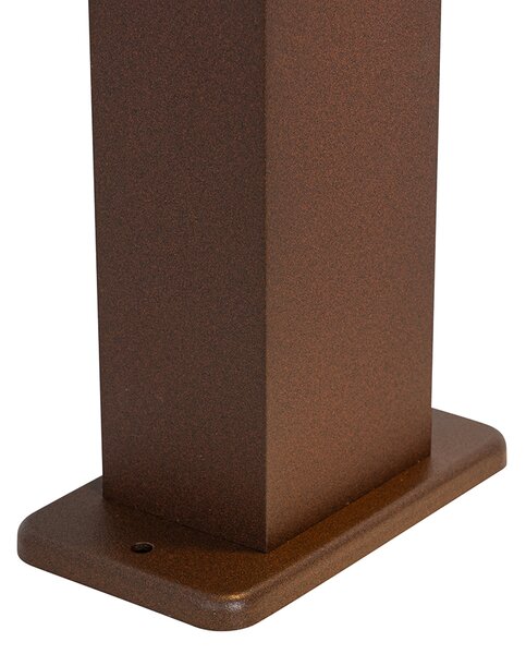 Priemyselná stojaca vonkajšia lampa hrdzavohnedá 80 cm IP44 - Baleno