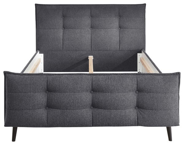 ČALÚNENÁ POSTEĽ, 140/200 cm antracitová MID.YOU - Postele, Online Only