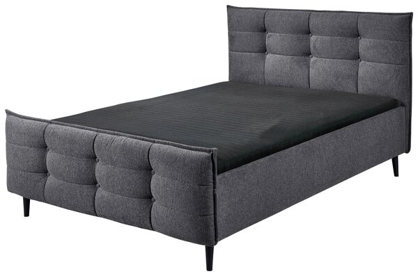 ČALÚNENÁ POSTEĽ, 140/200 cm antracitová MID.YOU - Postele, Online Only