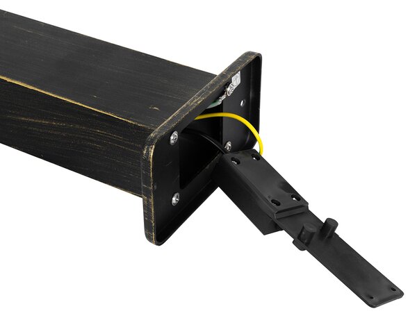 Priemyselná stojaca vonkajšia lampa starožitné zlato 80 cm IP44 - Baleno
