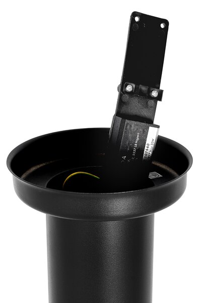 Moderná vonkajšia stojaca lampa čierna 110 cm IP44 - Rox