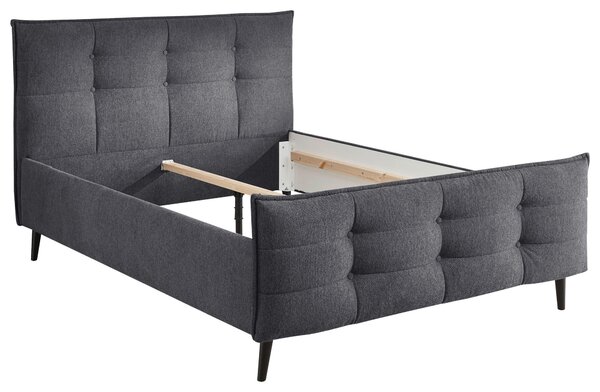 ČALÚNENÁ POSTEĽ, 140/200 cm antracitová MID.YOU - Postele, Online Only