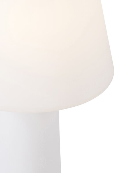 Inteligentná vonkajšia stojaca lampa biela vrátane LED A60 IP44 - Katrijn