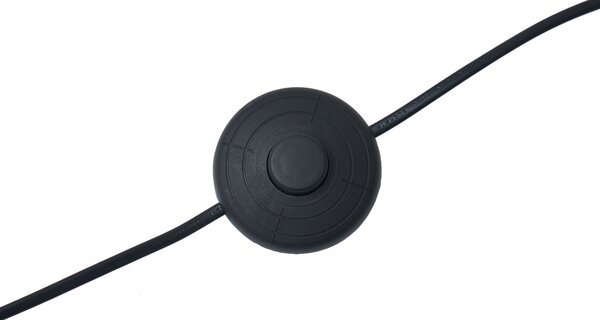 Drevená stojaca lampa s béžovým a bielym pruhovaným tienidlom 50 cm - Tripod Classic