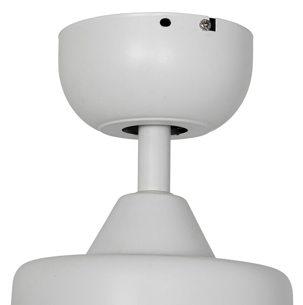Stropný ventilátor biely 86,7 cm vrátane LED stmievateľný s diaľkovým ovládaním - Yuki