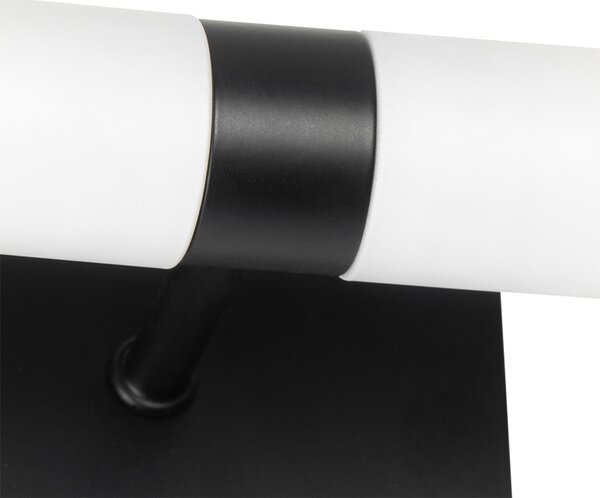 Inteligentné nástenné svietidlo do kúpeľne čierne IP44 2-svetlá vrátane Zigbee G9 - Bath