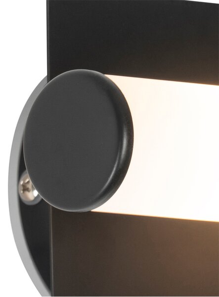 Inteligentné nástenné svietidlo do kúpeľne čierne IP44 2-svetlá vrátane Zigbee G9 - Bath