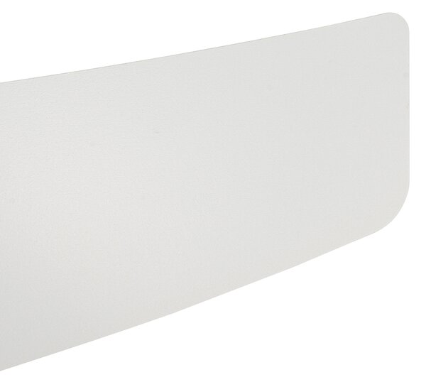 Inteligentný stropný ventilátor biely s drevenou potlačou 132 cm vrátane LED stmievateľného s diaľkovým ovládaním - Cool