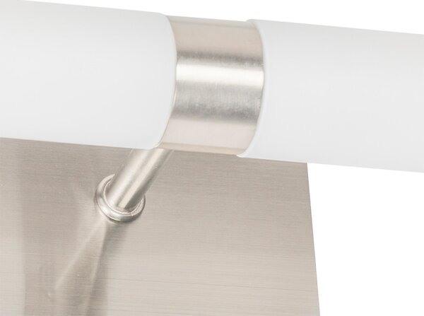 Moderná nástenná lampa do kúpeľne oceľ IP44 2-svetlo - Bath