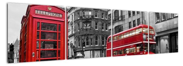 Londýnska ulice - obraz (Obraz 160x40cm)