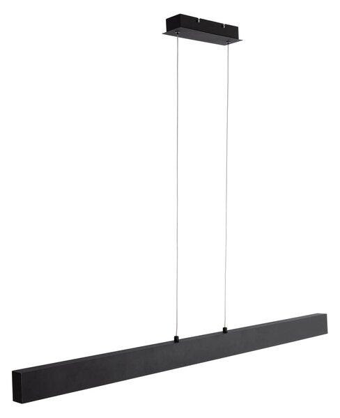 Závesná lampa čierna vrátane LED 3-krokové stmievanie 2700-4000K s prepínačom Dip - Keane