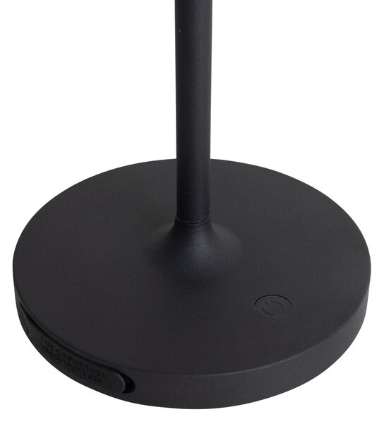 Moderná stolná lampa biela nabíjateľná - Maloi