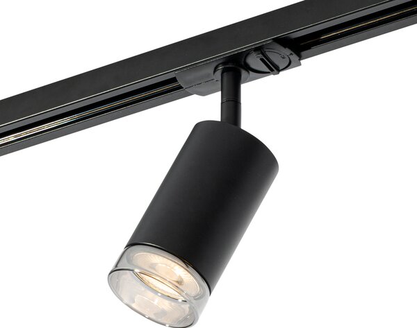 Moderné bodové svetlo s dymovým krúžkom pre 1-fázový koľajnicový systém GU10 50 mm - Iconic Jeana