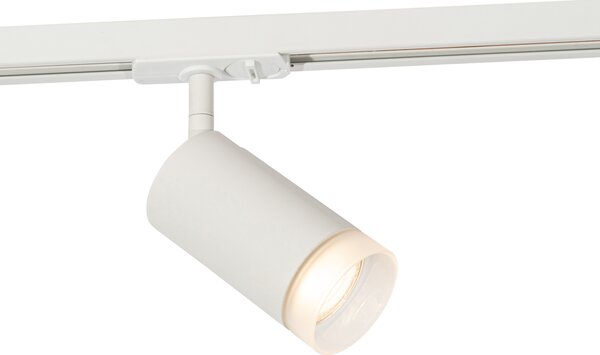Moderný reflektor s bielym krúžkom pre 1-fázový koľajnicový systém GU10 50 mm - Iconic Jeana