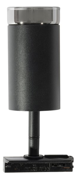 Moderné bodové svetlo s dymovým krúžkom pre 1-fázový koľajnicový systém GU10 50 mm - Iconic Jeana