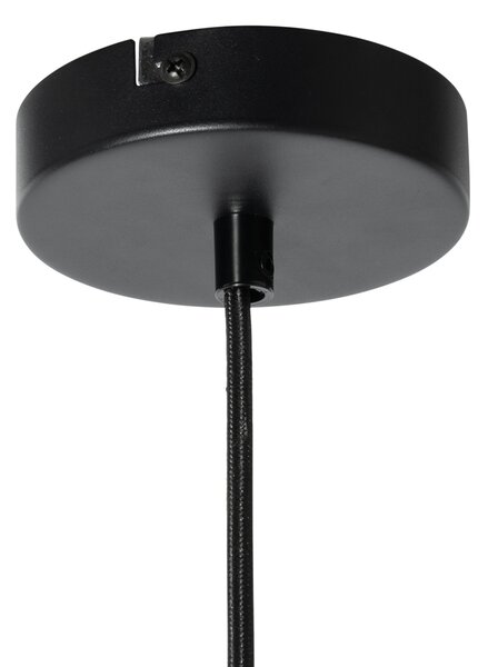 Japonská závesná lampa biela hodvábna 30 cm - Plu