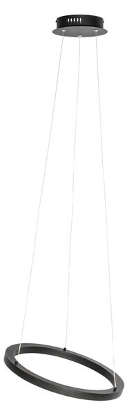 Závesné svietidlo čierne 40 cm vrátane LED 3-stupňového stmievania - Girello